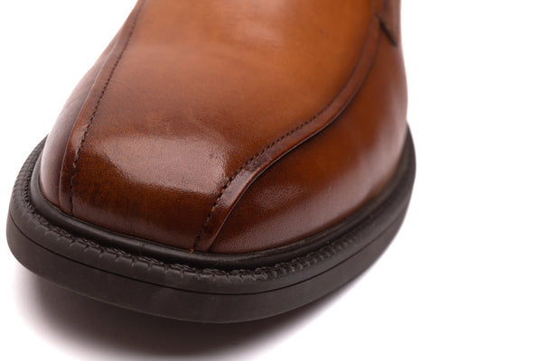 Badbury Slip-on square toe  Tan leather