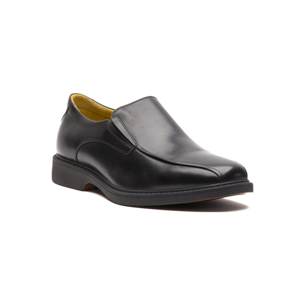 Badbury Slip-on square toe  Black leather