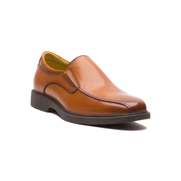 Badbury Slip-on square toe  Tan leather