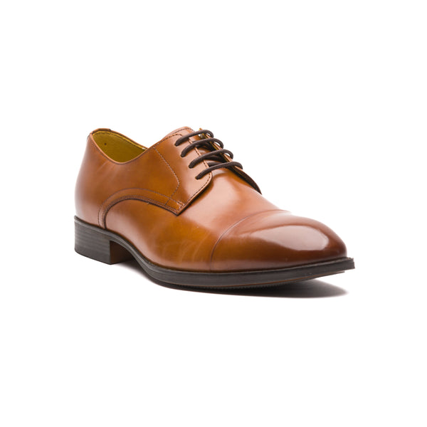 Abcott Toe-cap derby  Tan leather