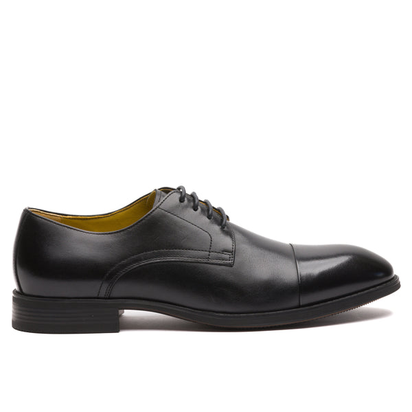Abcott Toe-cap derby  Black leather