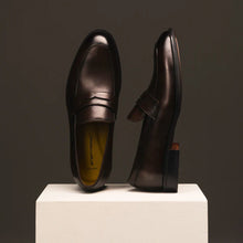 Loafer, Albany   Calf leather in chocolate
