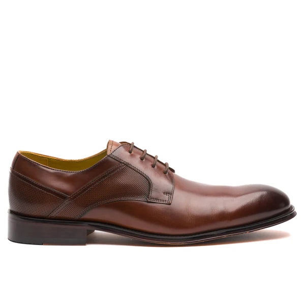 Campton Plain Front Derby   Chocolate leather