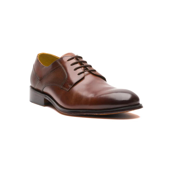 Campton Plain Front Derby   Chocolate leather