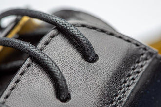 Glen Lace-up derby  Black calf leather