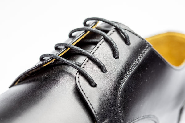 Glen Lace-up derby  Black calf leather